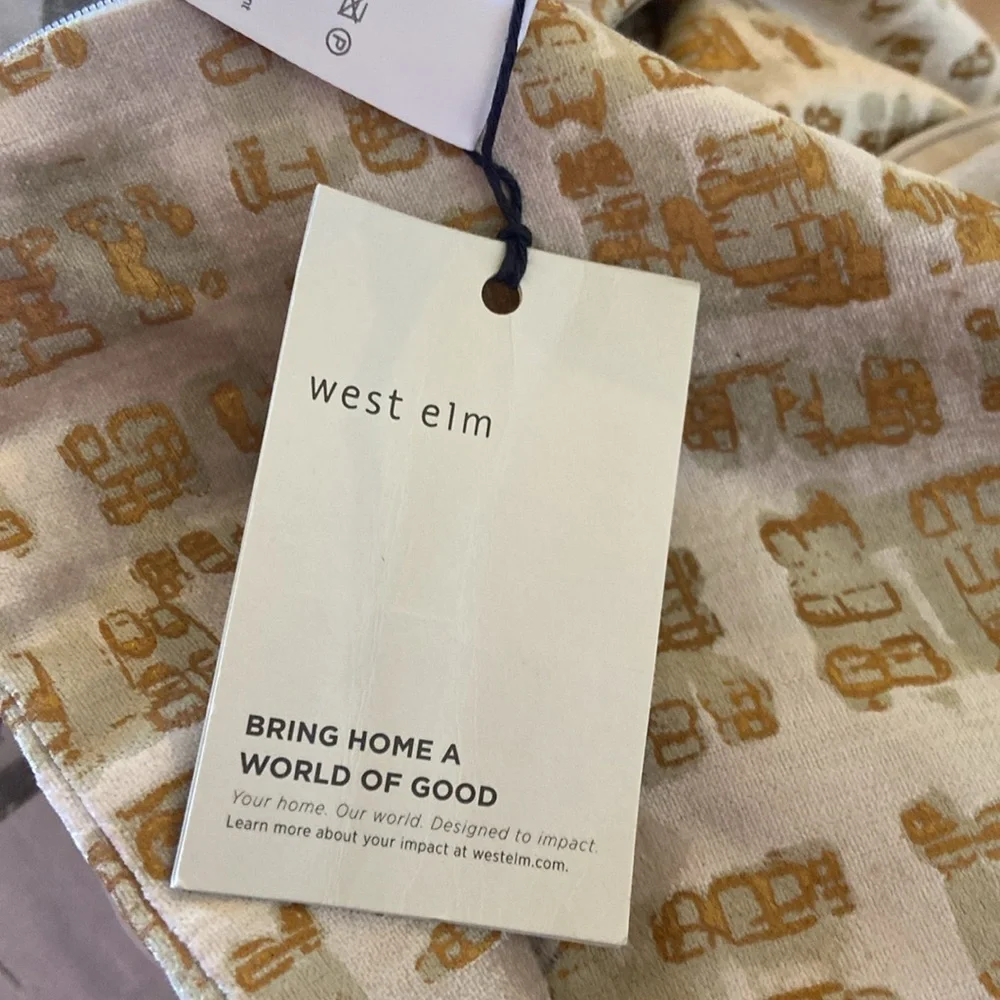 (1) West Elm pillow sham